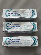 3 X 75ml Sensodyne Pronamel MINERAL BOOST Enamel Care Toothpaste SEE PICS 55.51 per litre