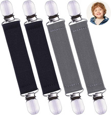 Mitten Clips for Kids, 4 Pcs Glove Clips for Toddlers, Adults | Heavy Duty Baby