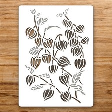 Intricate Flora CR Large Reusable Wall Stencil For Painting DIY Home Decor Templ
