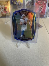 2020 Panini Select - Premier Level Justin Herbert #144 Blue Prizm Die-Cut (RC)