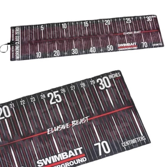 Swimbait Underground x Working Class Zero Camo Tarpaulin Measure 8"x34"/60" - Image 2