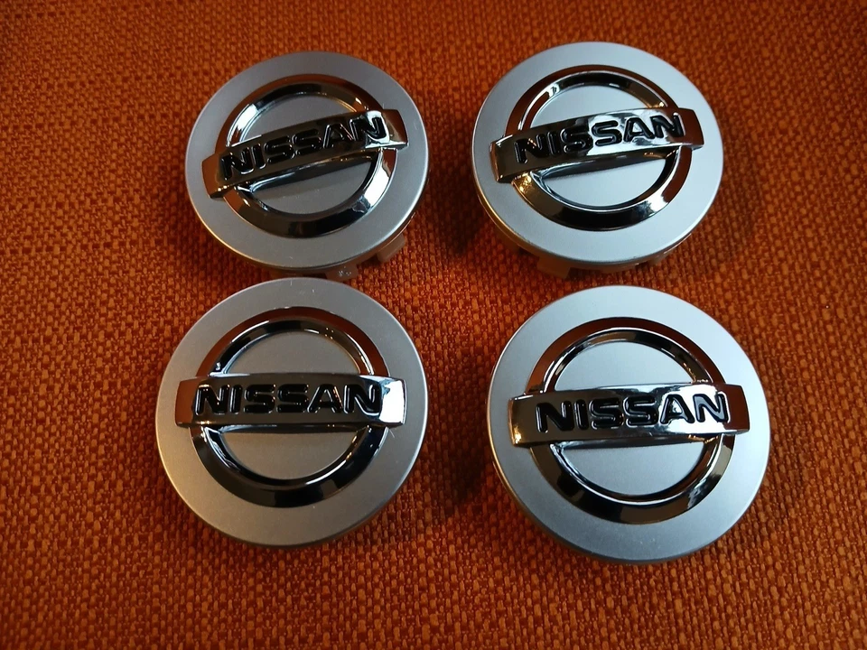 Set of 4 Silver Nissan Wheel Center Cap 54mm for Altima Maxima Murano 40343AU51A - Image 4 of 4