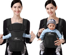 Baby Carrier Backpack Adjustable Infant Front Carrier Newborn Toddler 4 In 1