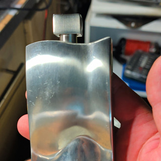 Stainless Steel 304 Hip Flask Marked "STAINLESS STEEL 304"