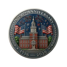 United States 250th Anniversary Commemorative Coin Independence DayCommemoration