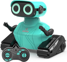 Remote Control Robot Toy for Kids 3-5 Years, Flashing LED Eyes, Dancing and Flex