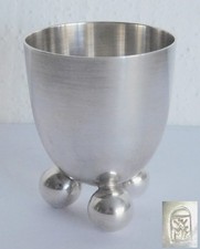1 Art Deco Eierbecher WMF Kugelf&uuml;&szlig;e vers. Entw. Breuhaus de Groot - mehr da -
