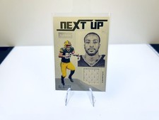 2020 Panini Playbook - Next Up AJ Dillon #NU-25 Jerseys (MEM, RC)