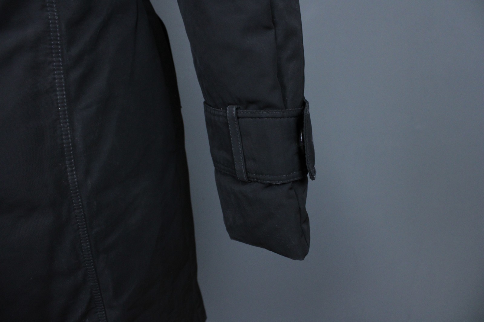 Moncler Black Long Sleeve Mock Neck Body-Warmer Button Puffer Jacket Size 2 thumbnail 11