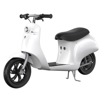 Razor Pocket Mod Miniature Euro-Style Electric Scooter for Ages 8+, Bistro-White