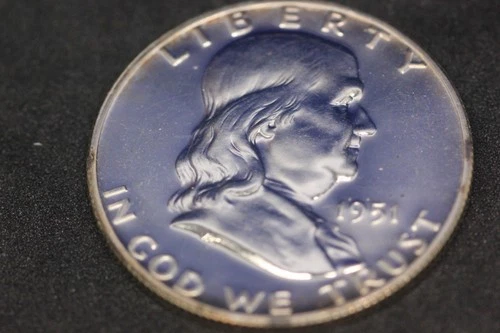 1951 Gem  Proof  Franklin  EYE CANDY " Blazing  Original  Luster "