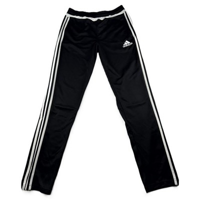 Adidas ClimaCool Track Pants Men Size XL Black 3 Stripe Zip Pockets Athletic