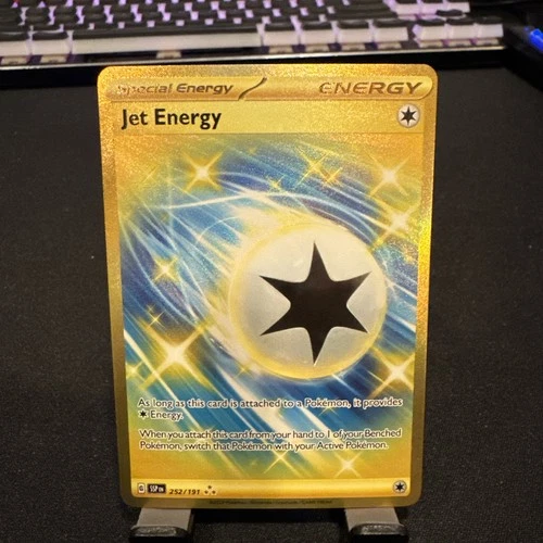 Jet Energy 252/191 Hyper Rare - Pokemon TCG - Surging Sparks - Near Mint
