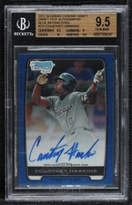 2012 Bowman Draft Chrome Picks Blue Refractor Courtney Hawkins BGS 9.5 Auto 5c9