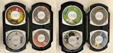 Sony PSP Game/Movie Lot 9  Portable Black Clamshell Carry Case