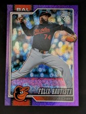 2026 Topps Series 1 Celebration #128 Felix Bautista Purple Confetti /250 Orioles