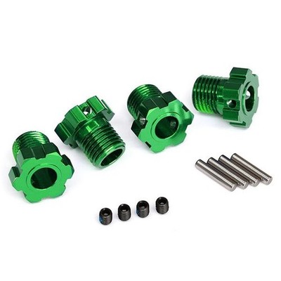Traxxas 17mm Splined Wheel Hub Hex (Green) (8654G) Sledge/Maxx/E-Revo 2