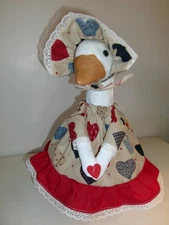 Best dressed goose geese clothes outfits 17" MEDIUM  Valentine day 871-12