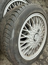 Oldschool Ford Sierra RS Cosworth RS500 Lattice Wheels Tyres Locks Centre Caps 