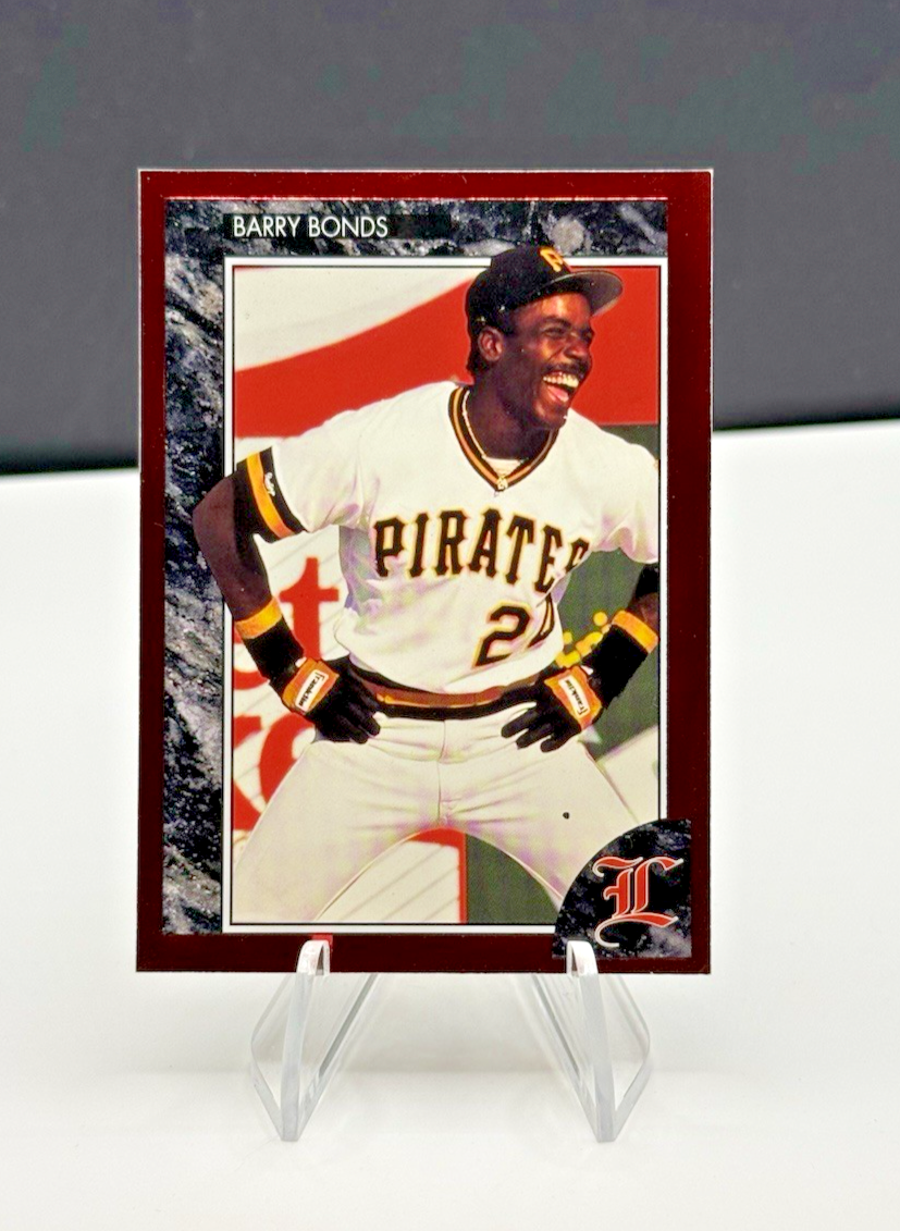 1992 Legends Sports Memorabilia Barry Bonds #17 Red Foil