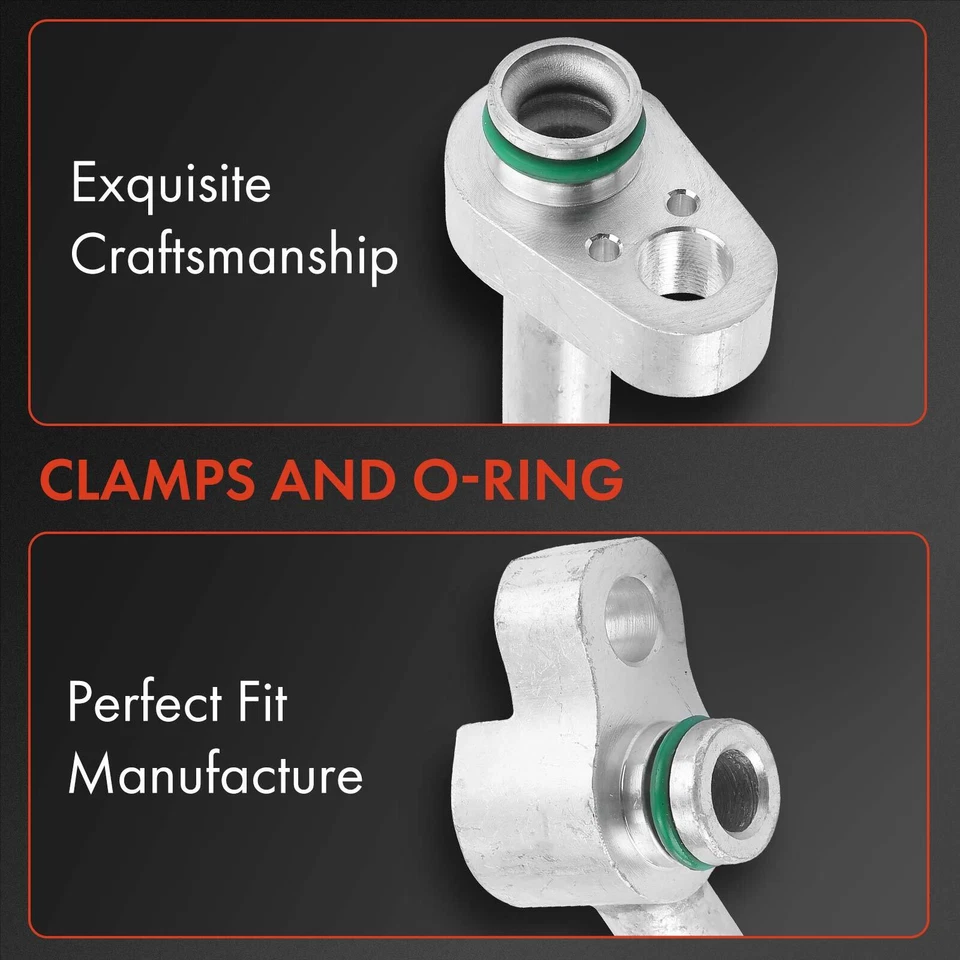 Conjunto de manguera de línea de descarga de refrigerante de aire acondicionado para Subaru Legacy Outback 2000-2004 Foto 3 de 4