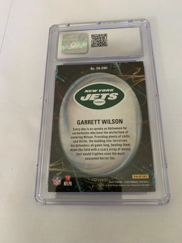 2022 Panini Contenders - Supernatural #SN-GWI Garrett Wilson New York Jets - Image 2 of 2