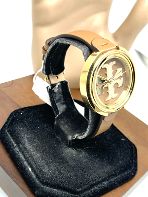 Tory Burch Women\'s Watch TBW6201 Quartz Brown Dial Gold Leather Band 36mm Tory Burch Women main image 4
