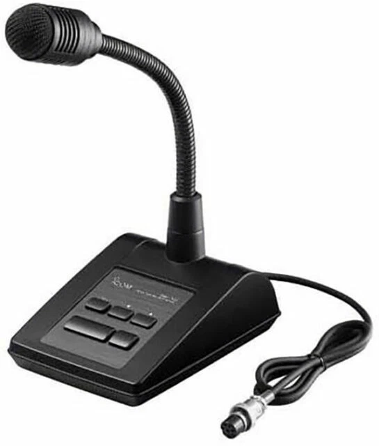 Icom SM-50 Microphone de Bureau - Noir