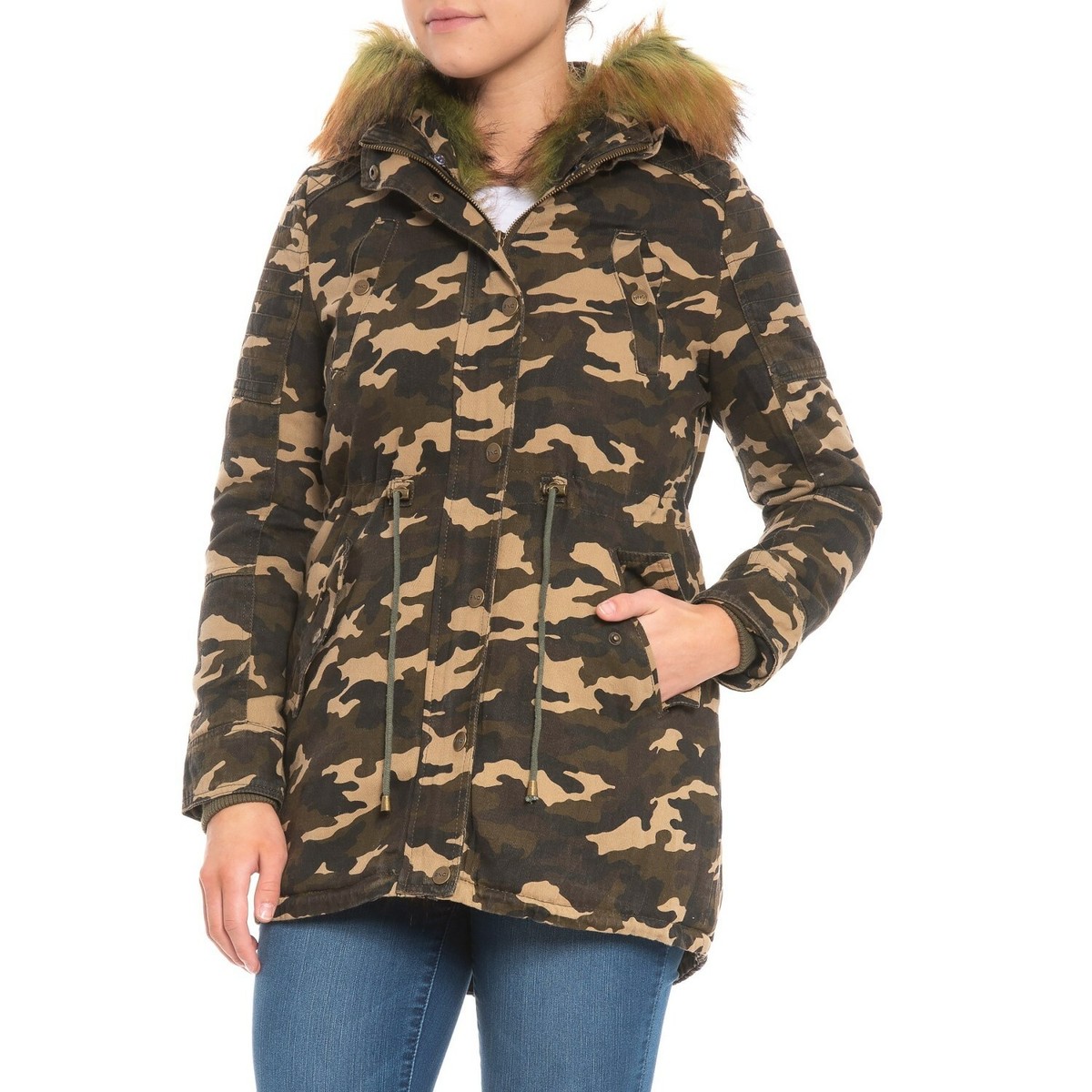 Boundless North Furry Parka, Camo- 3 in 1 Insulated Size M~ NWT | eBay