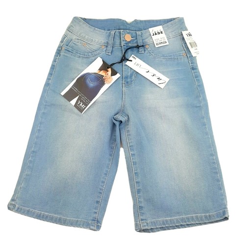 High Rise Bermuda Stretch Shorts 