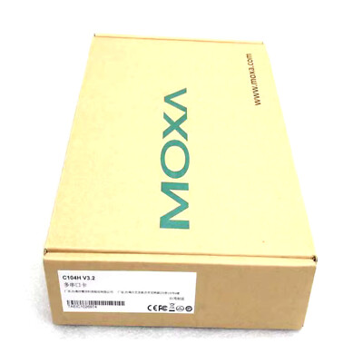 1PCS MOXA C104H ISA 4-port RS232 multi-serial port card New