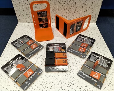 Simoni Racing STAYHOLD Organizzatore Bagagliaio - Kit Con Barriera In Velcro, Colore Arancione - Foto 3