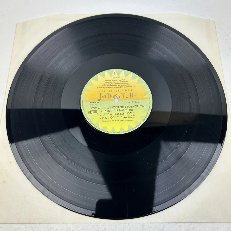 Jethro Tull A Little Light Music Double LP Vinyl Record Ex Con 1992 Album Foto 4 de 4