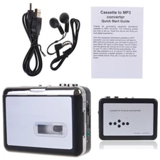 NEW Portable Cassette Player Converter Recorder Converting Tapes to Digital MP3