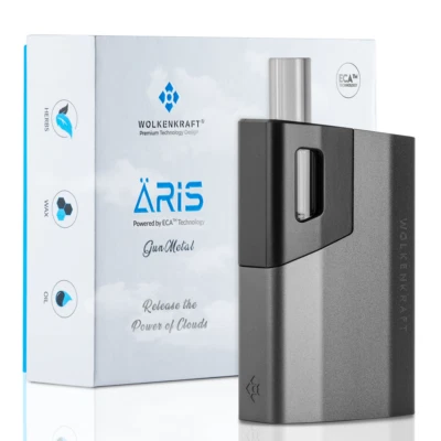 WOLKENKRAFT ÄRiS Vaporizer *Gun Metal* - Inhalator für Heilkräuter