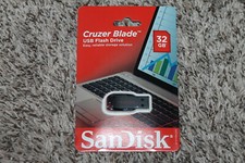 SANDISK CRUZER BLADE 32GB USB FLASH DRIVE SDCZ50-032G-AW4 BRAND NEW