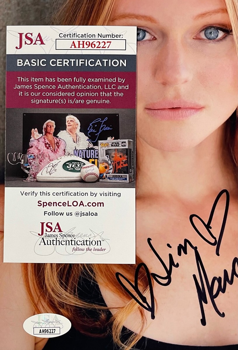 MARCI MILLER Signed Autographed 8x10 PHOTO Model The Amateur JSA