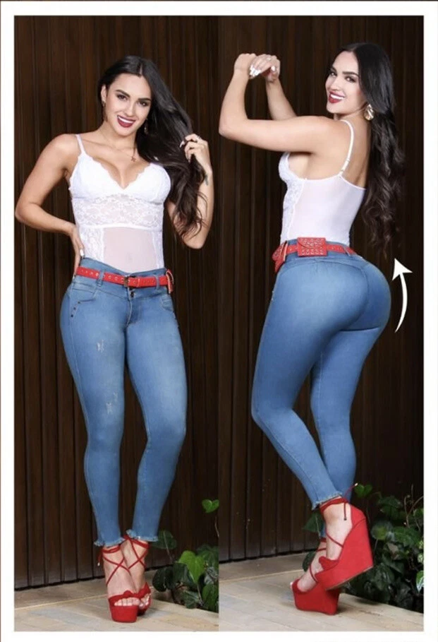 Pantalones colombianos levanta cola original Waoo 𝓙𝓮𝓪𝓷𝓼, Push