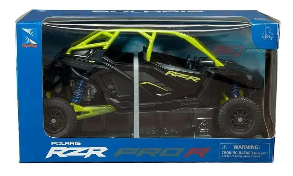 New Ray 1:18 Polaris RZR Pro Black with Lime Green 58453B - Image 2 of 2