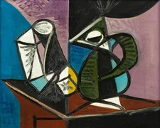 PABLO PICASSO Art Poster or Canvas Print "Verre et Pichet"
