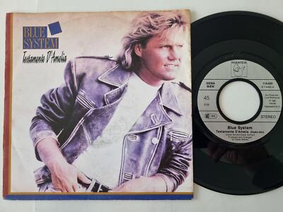 Blue System - Testamente D'Amelia 7'' Vinyl Germany/ Dieter Bohlen