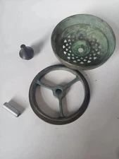 Tiffany lamp bronze accessories pulley wheel（ USA tax-exempt.）