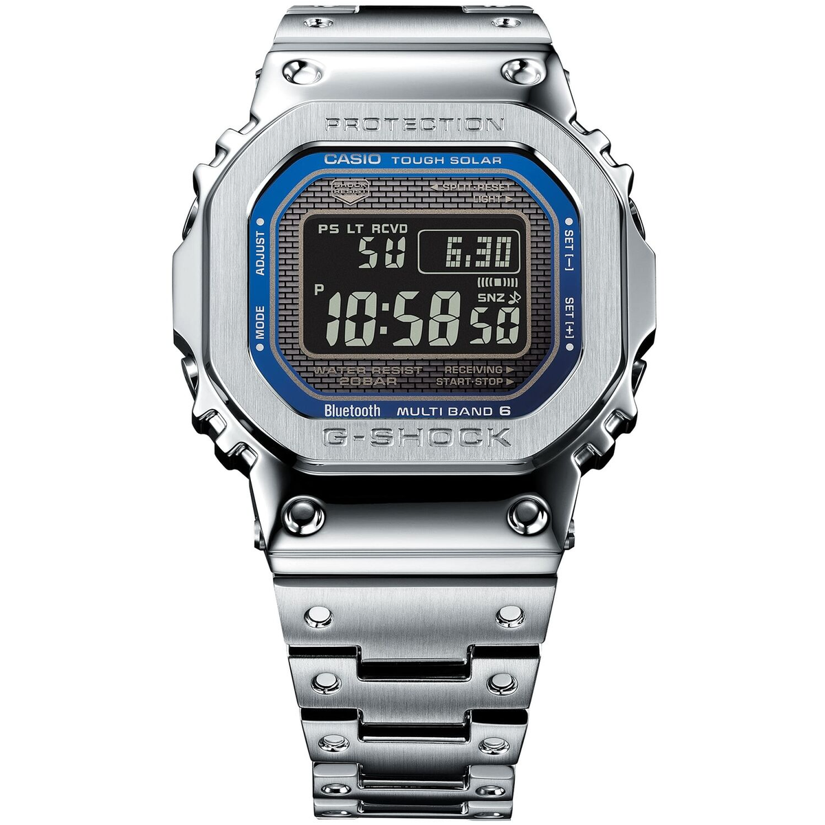 CASIO G-SHOCK GMW-B5000D-2JF NAVY FACE Full Metal Bluetooth Radio