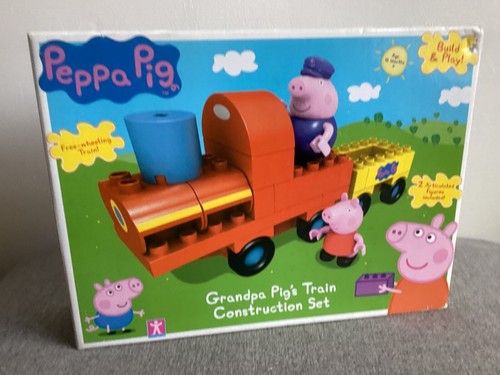 Peppa Pig Grandpa Pig's Train Set de Construcción 2 Figuras Articuladas Incluidas - Imagen 6 de 6