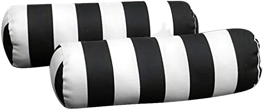 Striped Traditional Bolster Home Décor Pillows