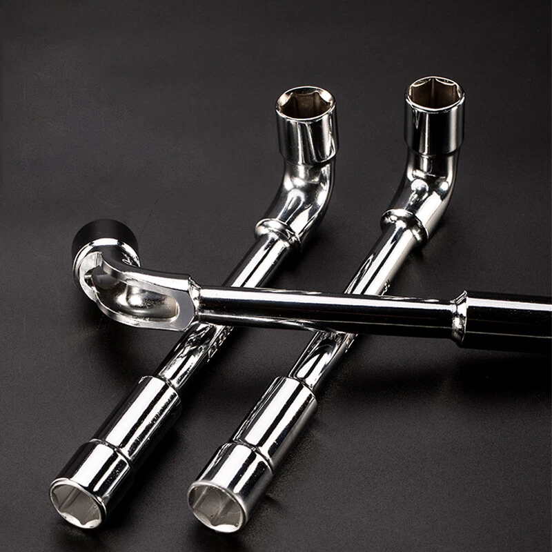 6mm-24mm Metric L Shaped Angled Open Hex 6 Point Socket Wrench - Image 2 of 4