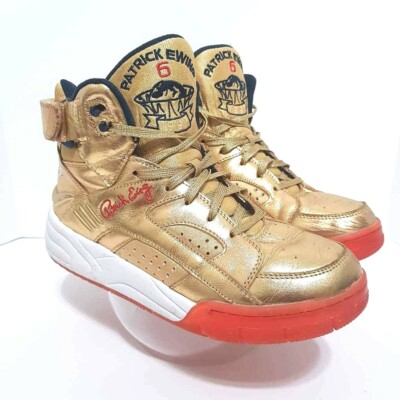 Patrick Ewing Mens Eclipse Gold Medal Basketball Shoes 1EW90151-732 sz  VTG