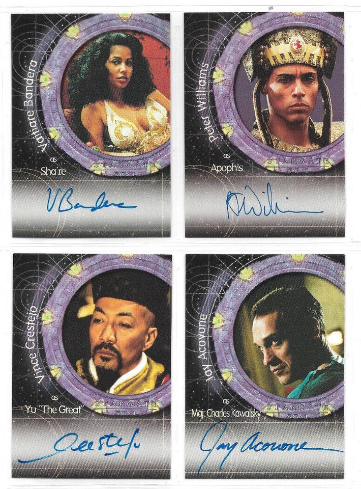 Stargate SG-1 Autograph Costume And Relic Card Selection NM Rittenhouse Archives - Image 2 of 4
