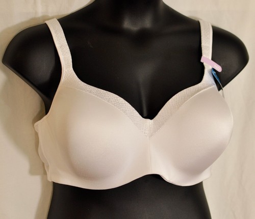 women's white Playtex love my curves support bra size 46D MSRP $42 underwire