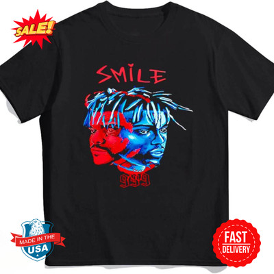 Juice Wrld Tribute T-Shirt Smile 999 S-5XL